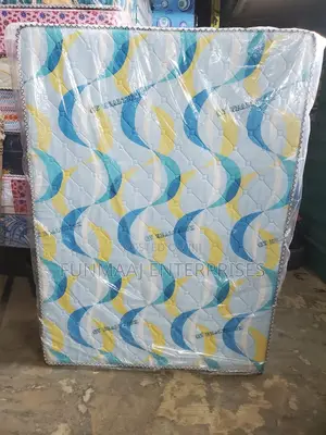 4 and Half by 6 Feet by 18 Inches Healthlux Semi Orthopedic Mattress