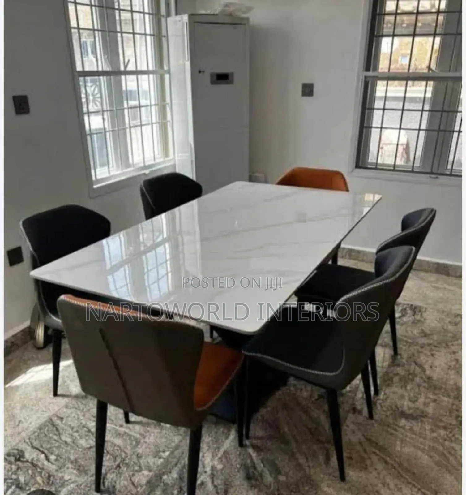 6-Seater Luxury-Marble Dining Set