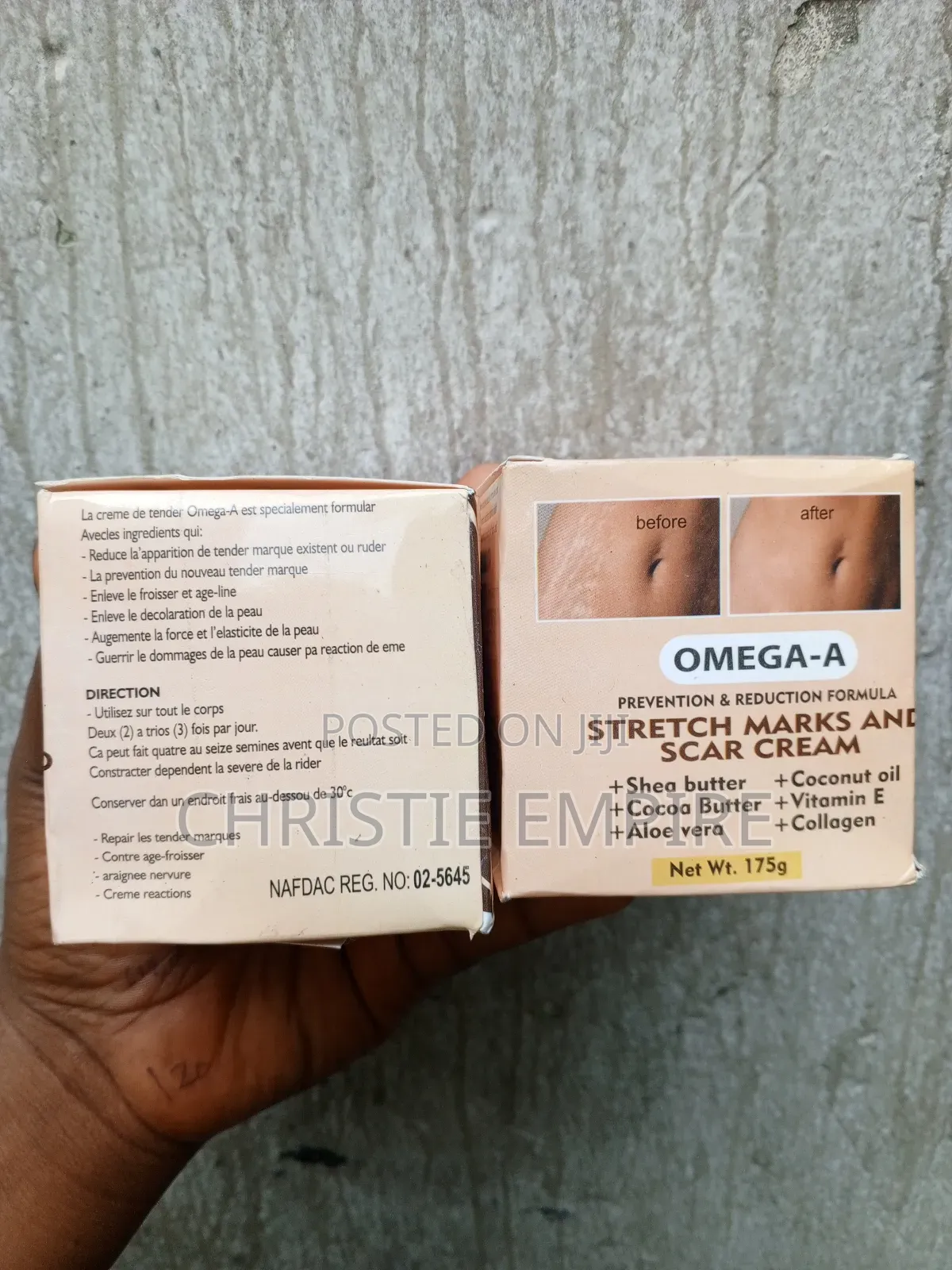 Omega-a Stretch Marks and Scar Cream