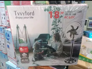 Tyyford Rechargeable Solar Fan