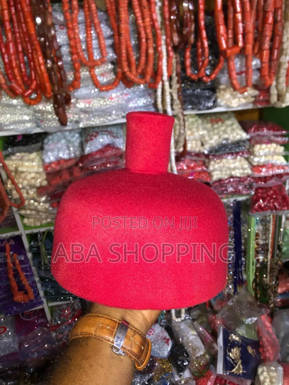 Traditional Igbo Red Cap