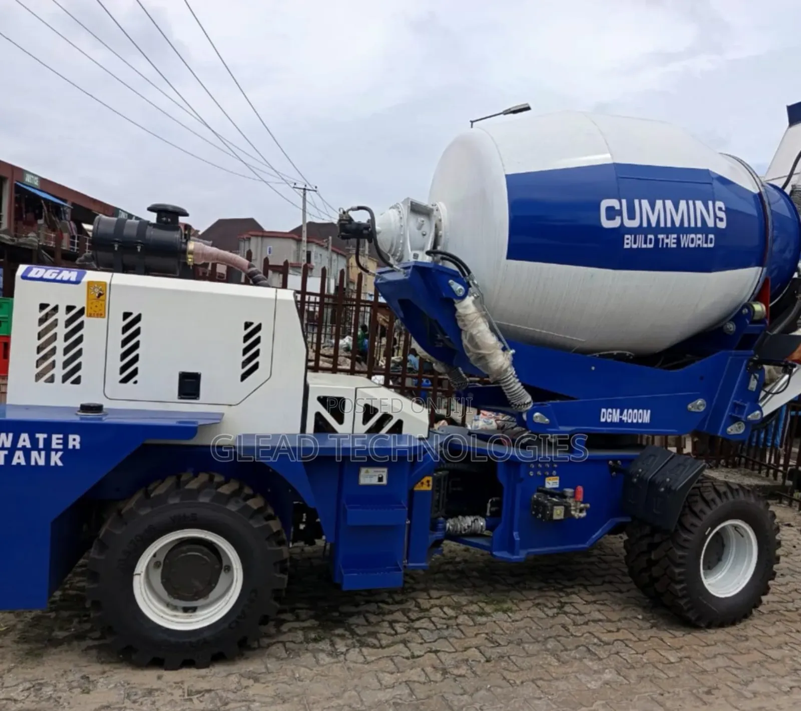 Mobile Concrete Mixer.