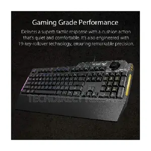 Tuf Gaming Rgb Keyboard With Dedicated Volume Knob