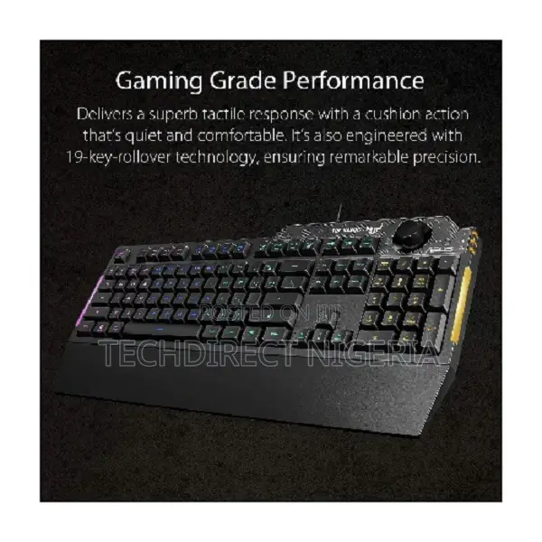 Tuf Gaming Rgb Keyboard With Dedicated Volume Knob