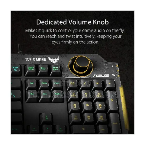 Tuf Gaming Rgb Keyboard With Dedicated Volume Knob