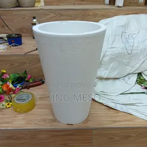 Plastic Pot Plant Vase and Plant Available Now
