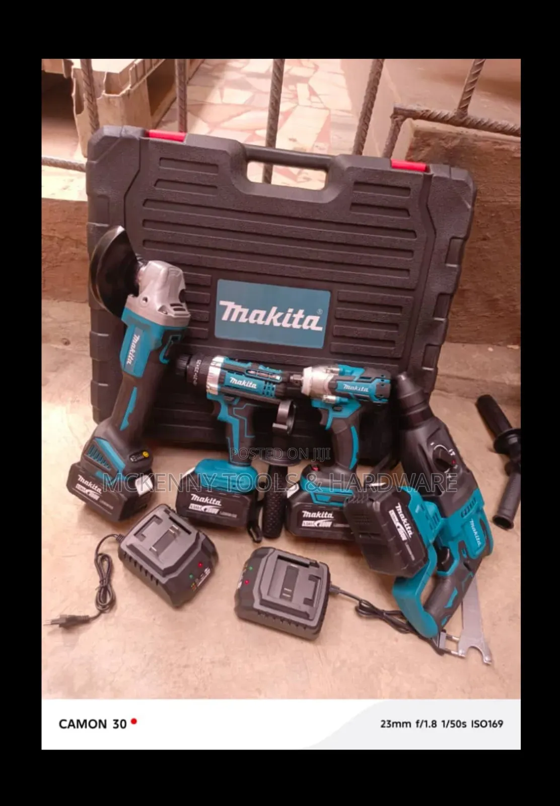 Makita Cordless 4 In 1 Tools Box Set