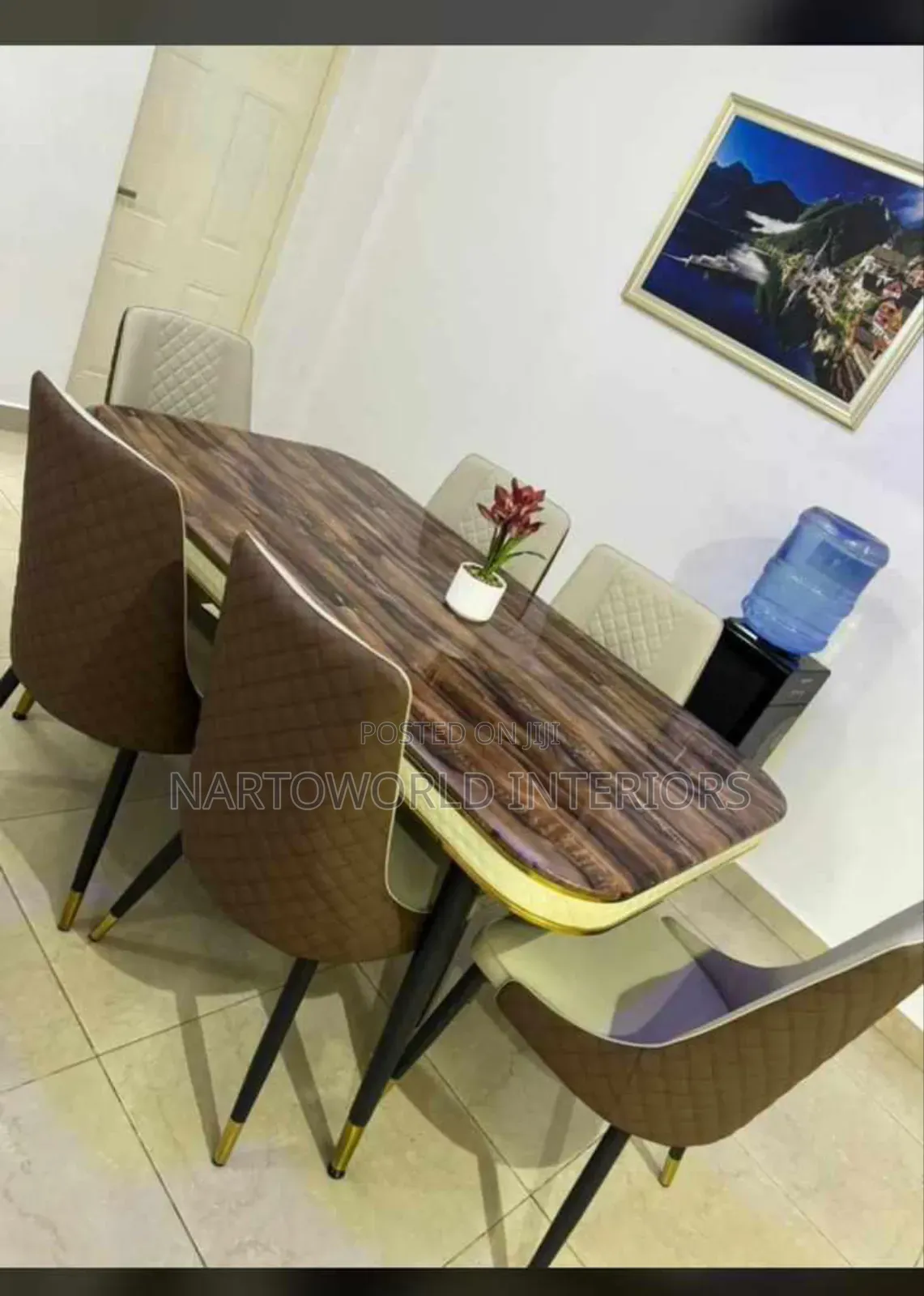 Compact-Luxe 6-Seater Dining Set