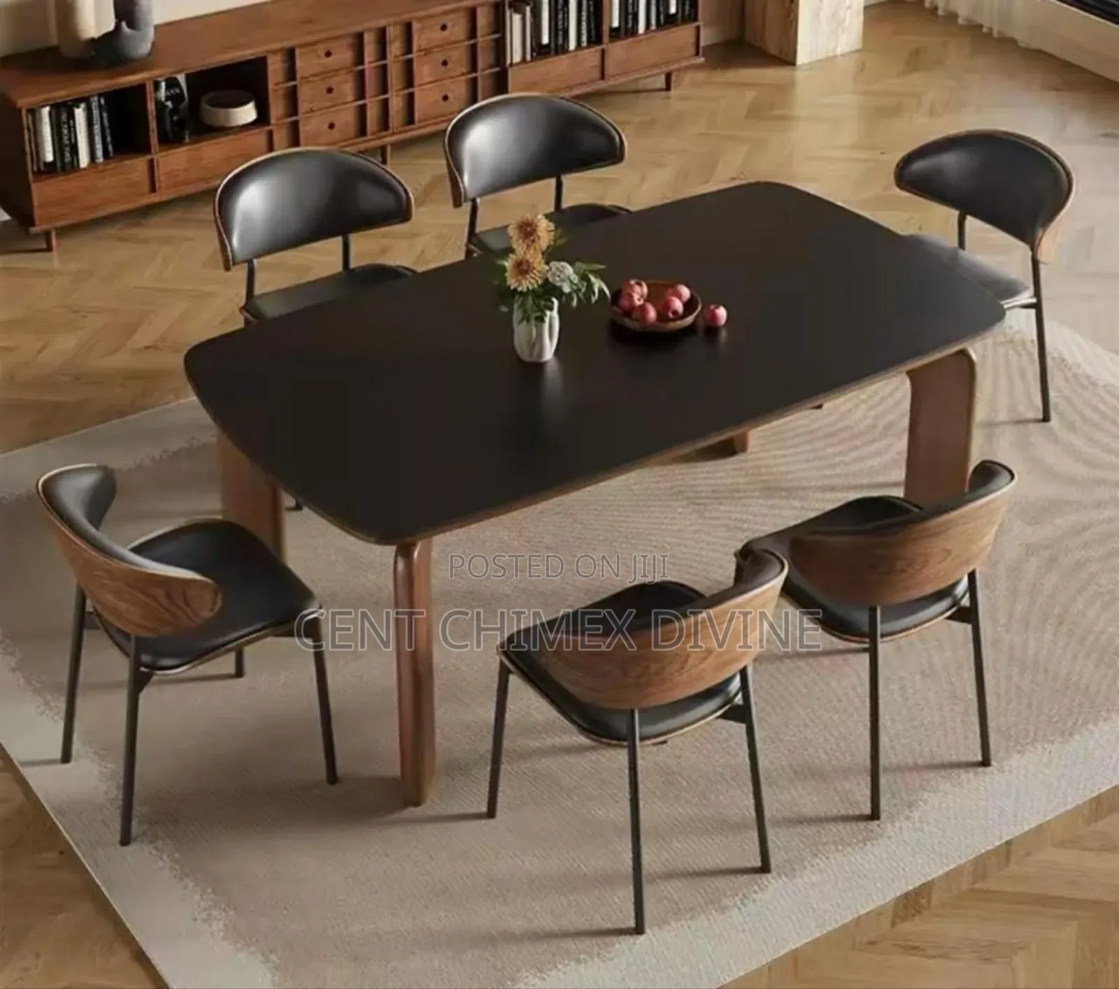 Sweet Modern Wood Design Dinning Set