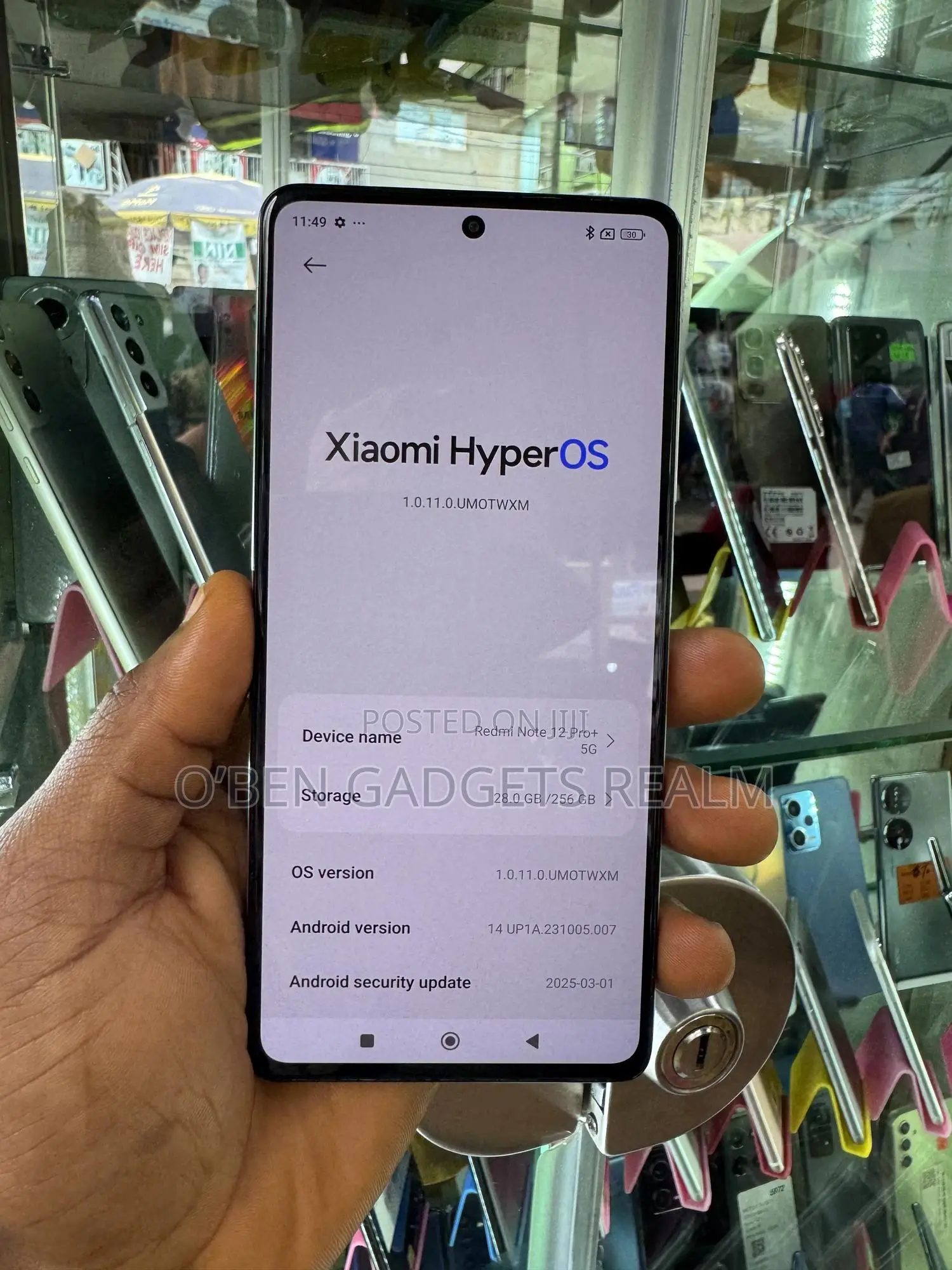 Xiaomi Redmi Note 12 Pro+ 5G 256 GB White