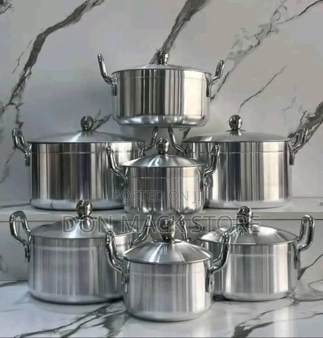 7pcs Aluminium Pots Set