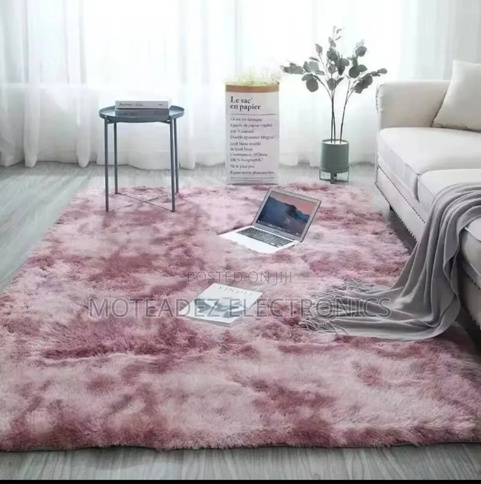 High Quality Plush Soft Fluffy Centre Rug (160cm*230cm/5ftby7ft)