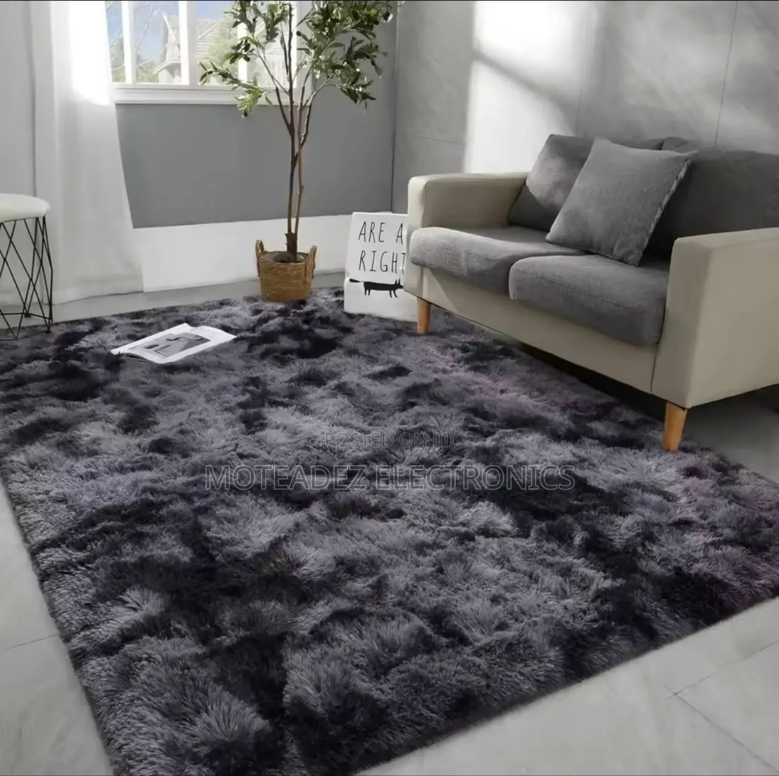High Quality Plush Soft Fluffy Centre Rug (160cm*230cm/5ftby7ft)