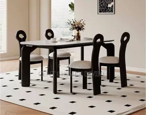 All Wood Chairs and Dinning Table Set