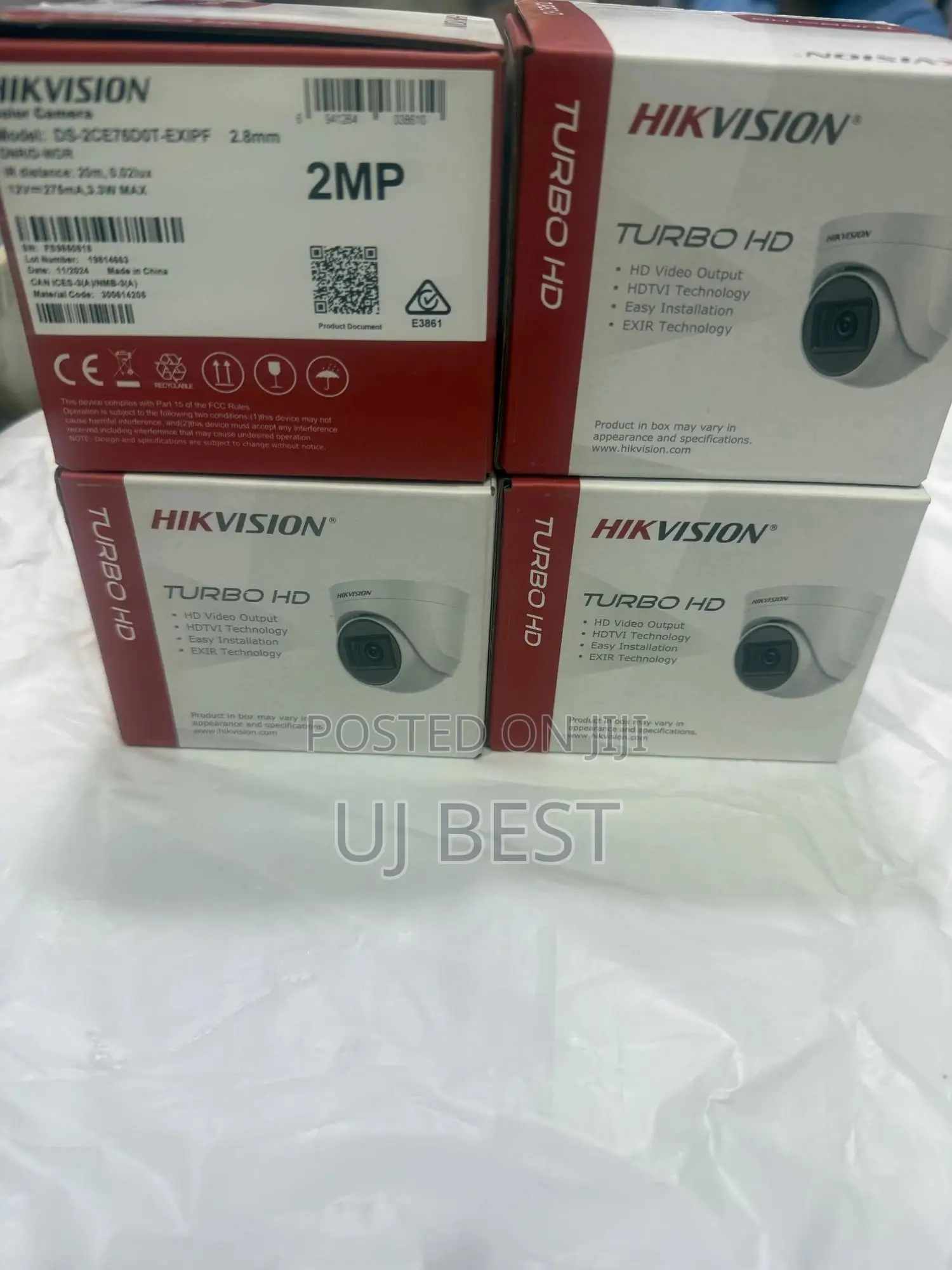 2mp Indoor Hikvision Ds-2ce56d0t-ipf Turret Camera