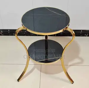 Nordic Luxury Sofa Side Table Modern Living Room Glass