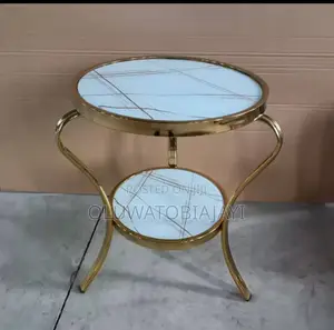Nordic Luxury Sofa Side Table Modern Living Room Glass