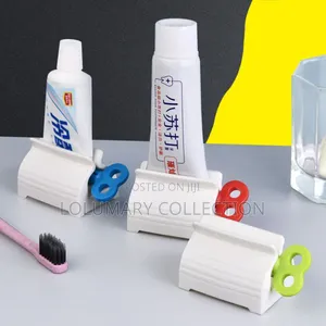 Manual Toothpaste Squeezer Dispenser – Easy Tube Roller for Bathroom