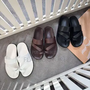 Original Zara Leather Slippers