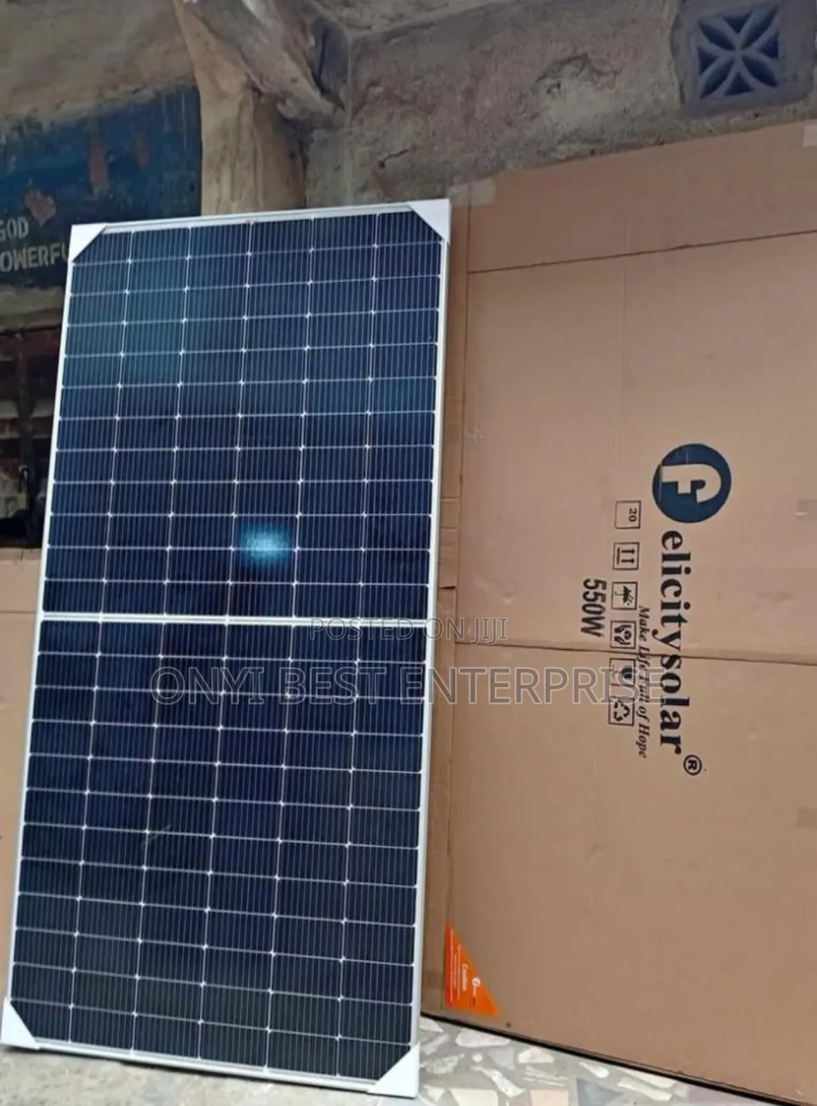 Felicity Solar Panel 550watts Available Now