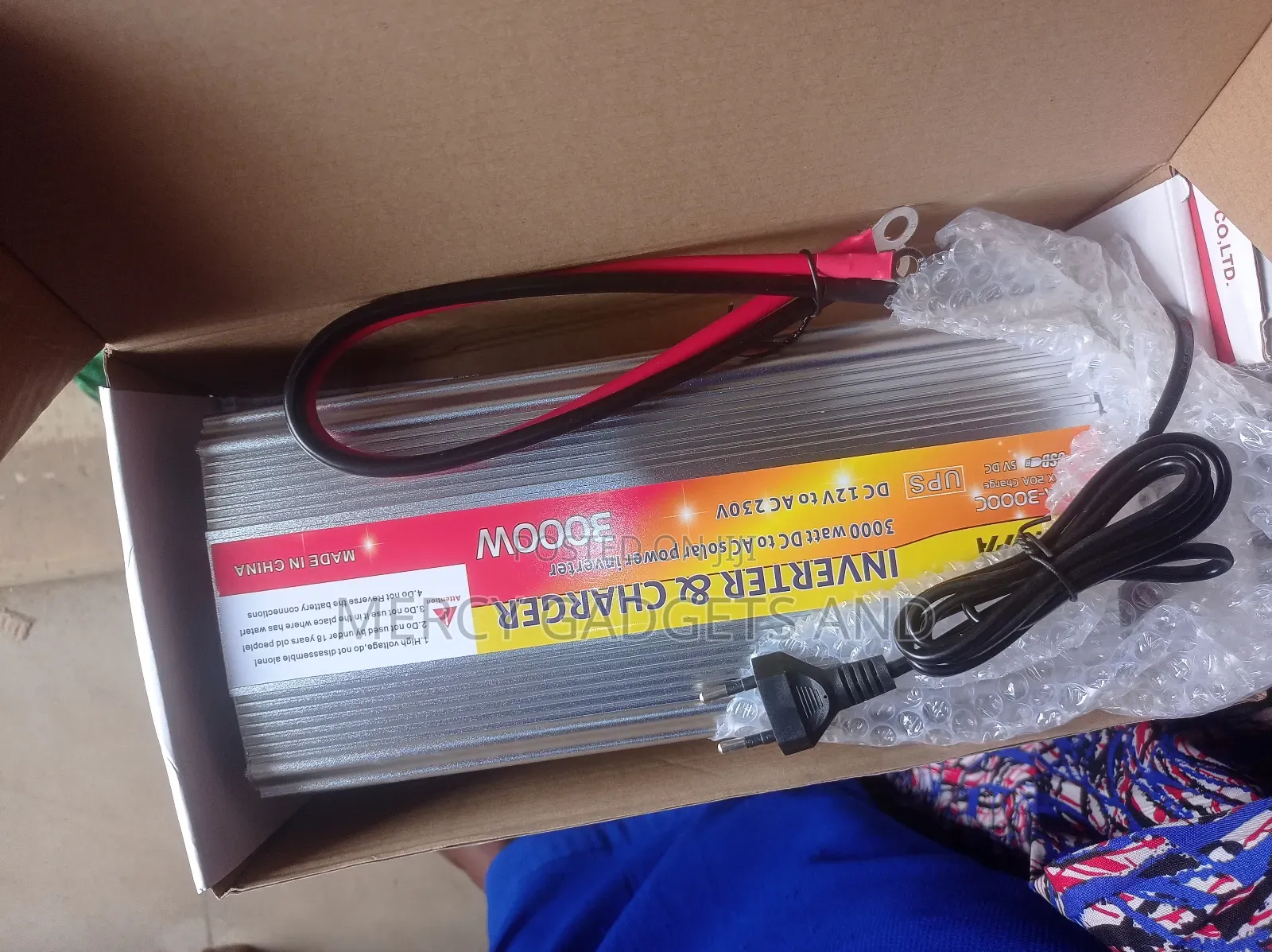 Inverter and Charger (Usb 5v Dc ) Ups 3000w