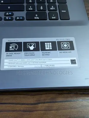 Laptop Acer Aspire E5-771g 8GB Intel Core I7 HDD 1T