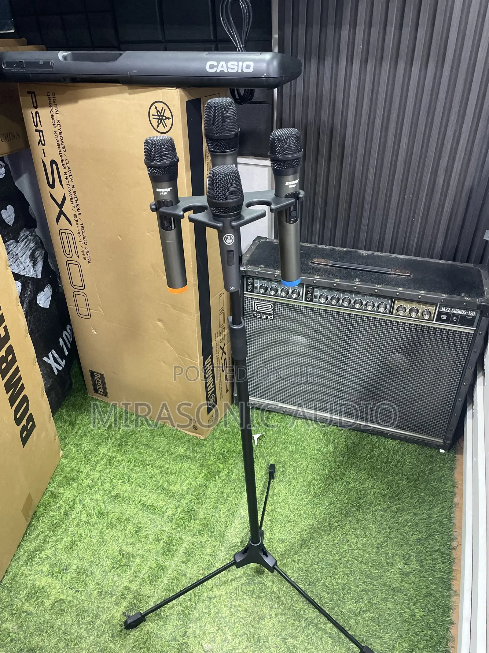 3 Legged Adjustable Microphone Stand ( 6 Ways)