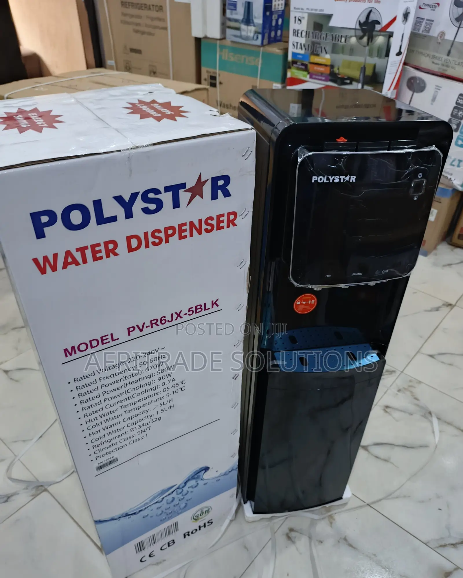 Polystar Energy-Efficient Water Dispenser With Cooling Unit
