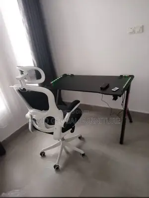 Comfy Ergonomic Office Chair and Table