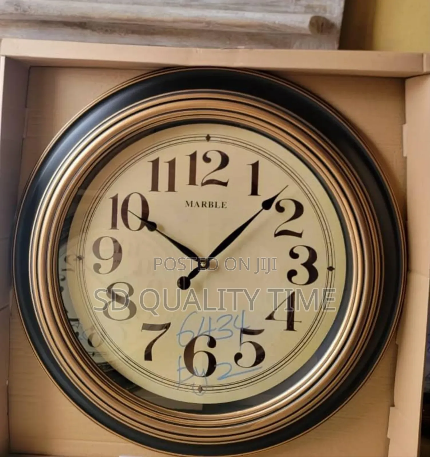 Marble Big Quality Wall Clock