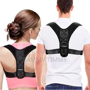 Back Posture Corrector for Men Women, Adjustable Back Brace Strap