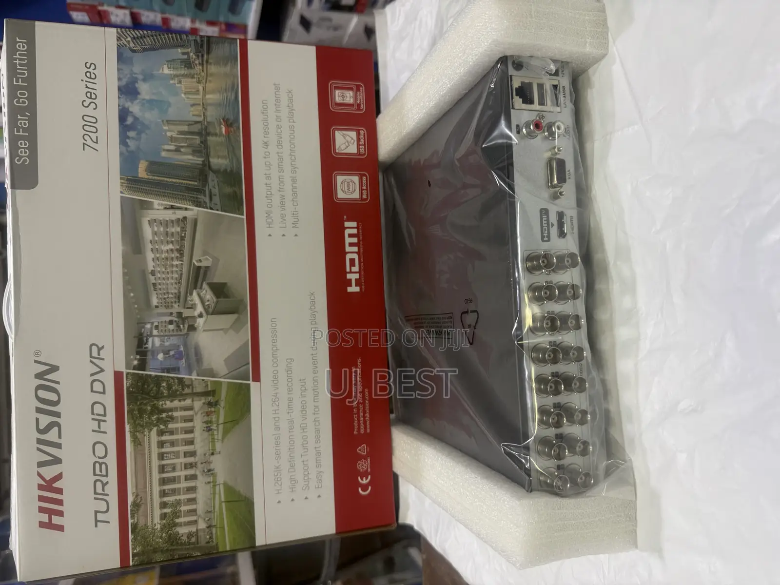 16ch DVR Hikvision Audio Enables