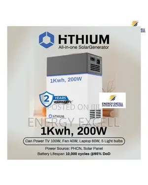 Hithium With Solar Panel Heroee1 200w/1kwh Solar Generator