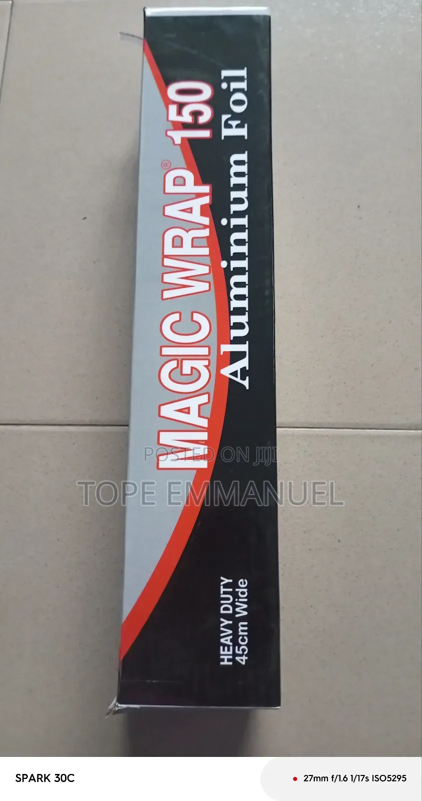 Magic-wrap 150 Heavy Duty Aluminium Foil.
