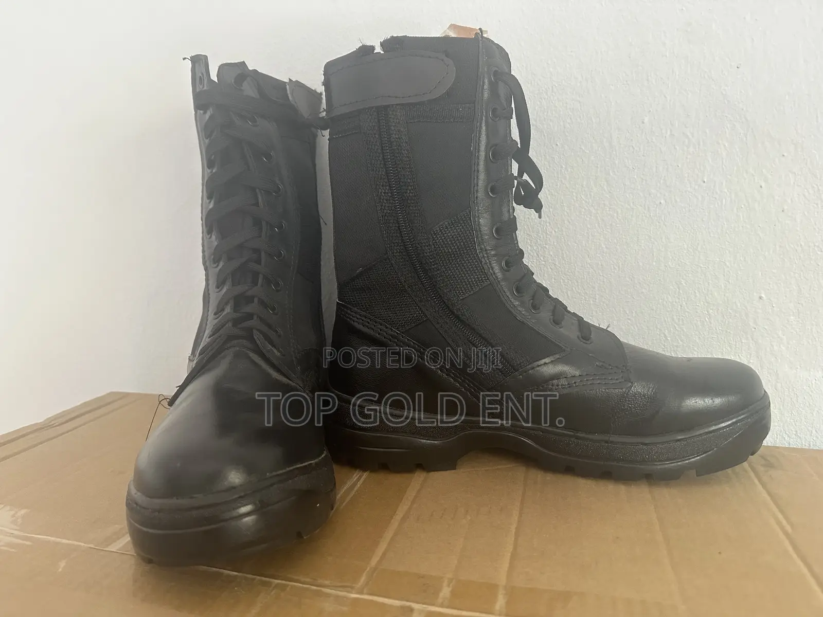 Quality Dessert Boot With Side Zip