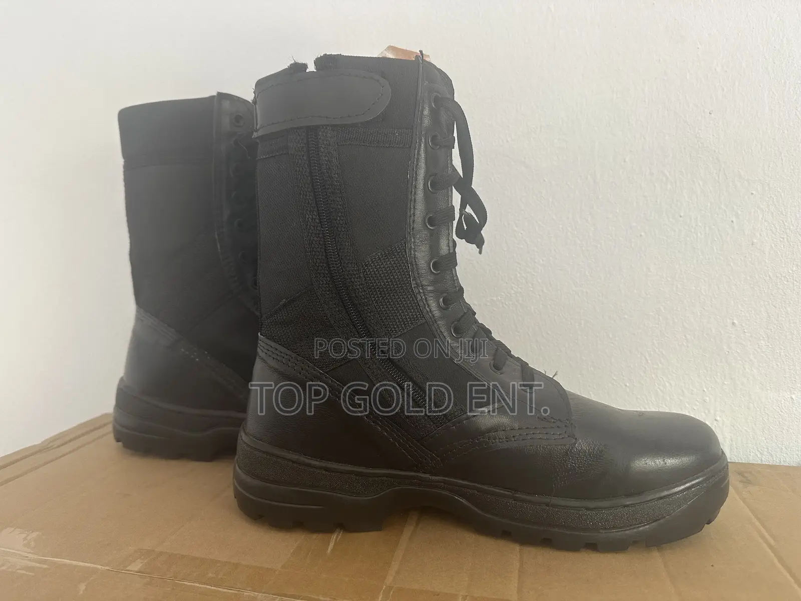 Quality Dessert Boot With Side Zip