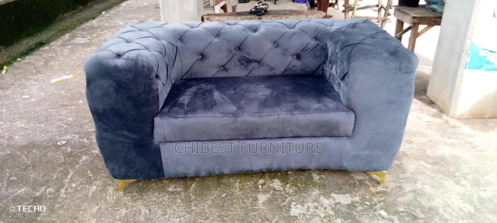 Standard Gray Colored Two Sitter For Homes