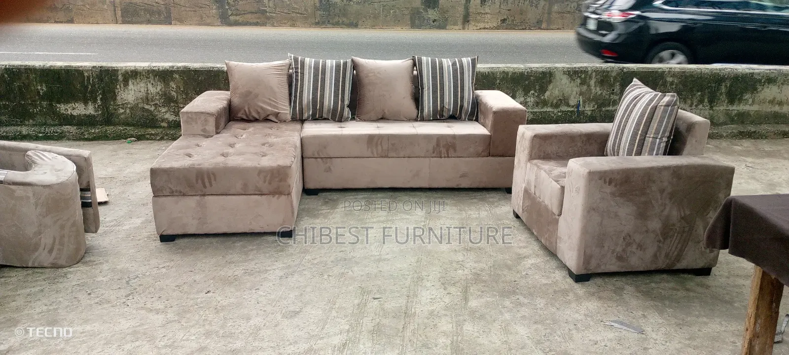 Newly Carton Color L Shaped Sofa Sets For Homes