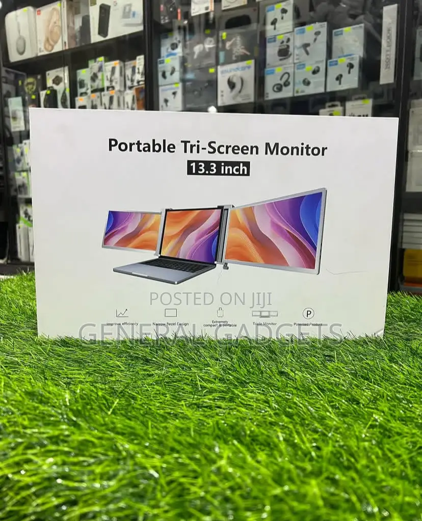 Portable Tri-Screen Monitor