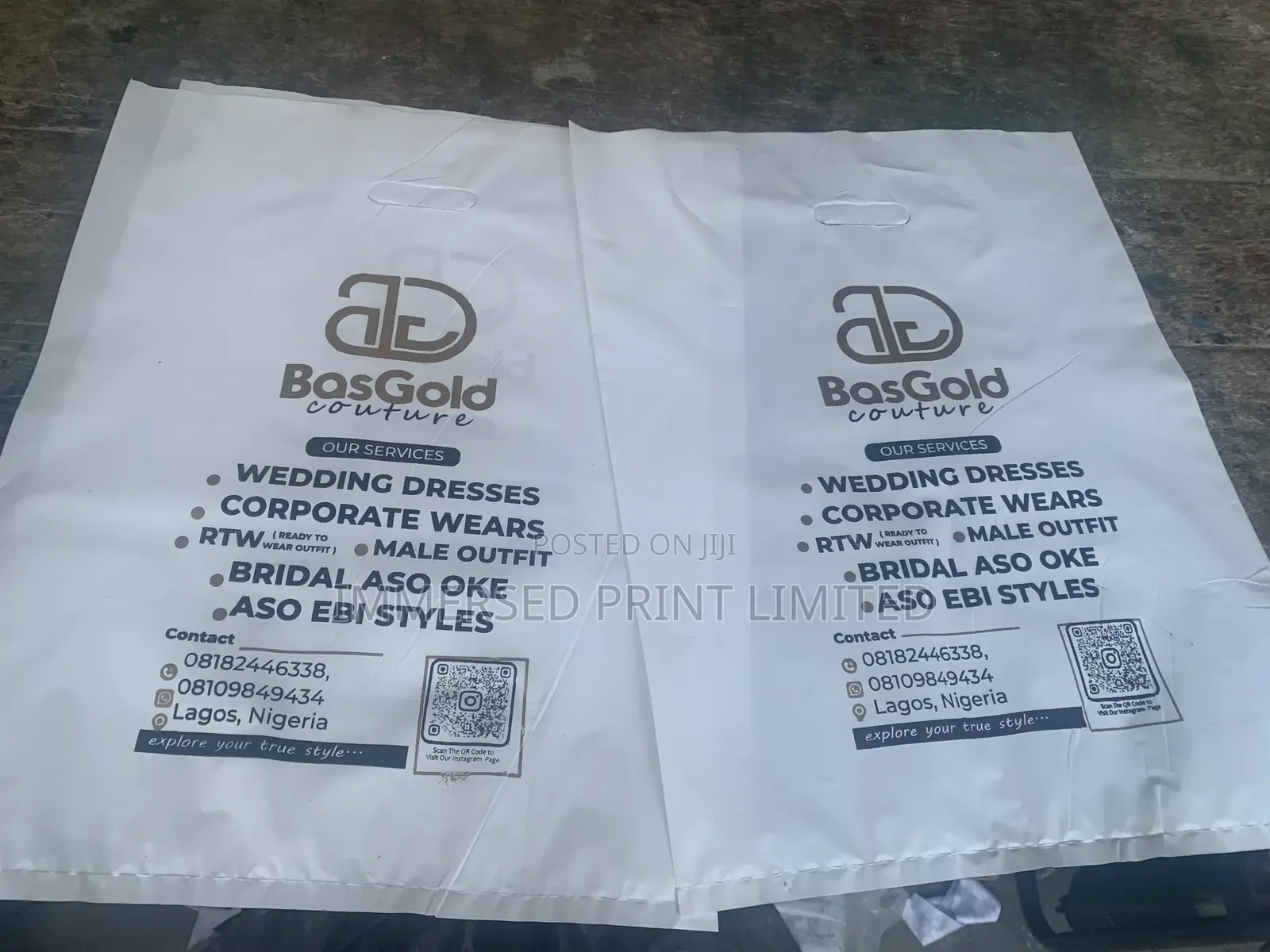 Branded Polythene Bags