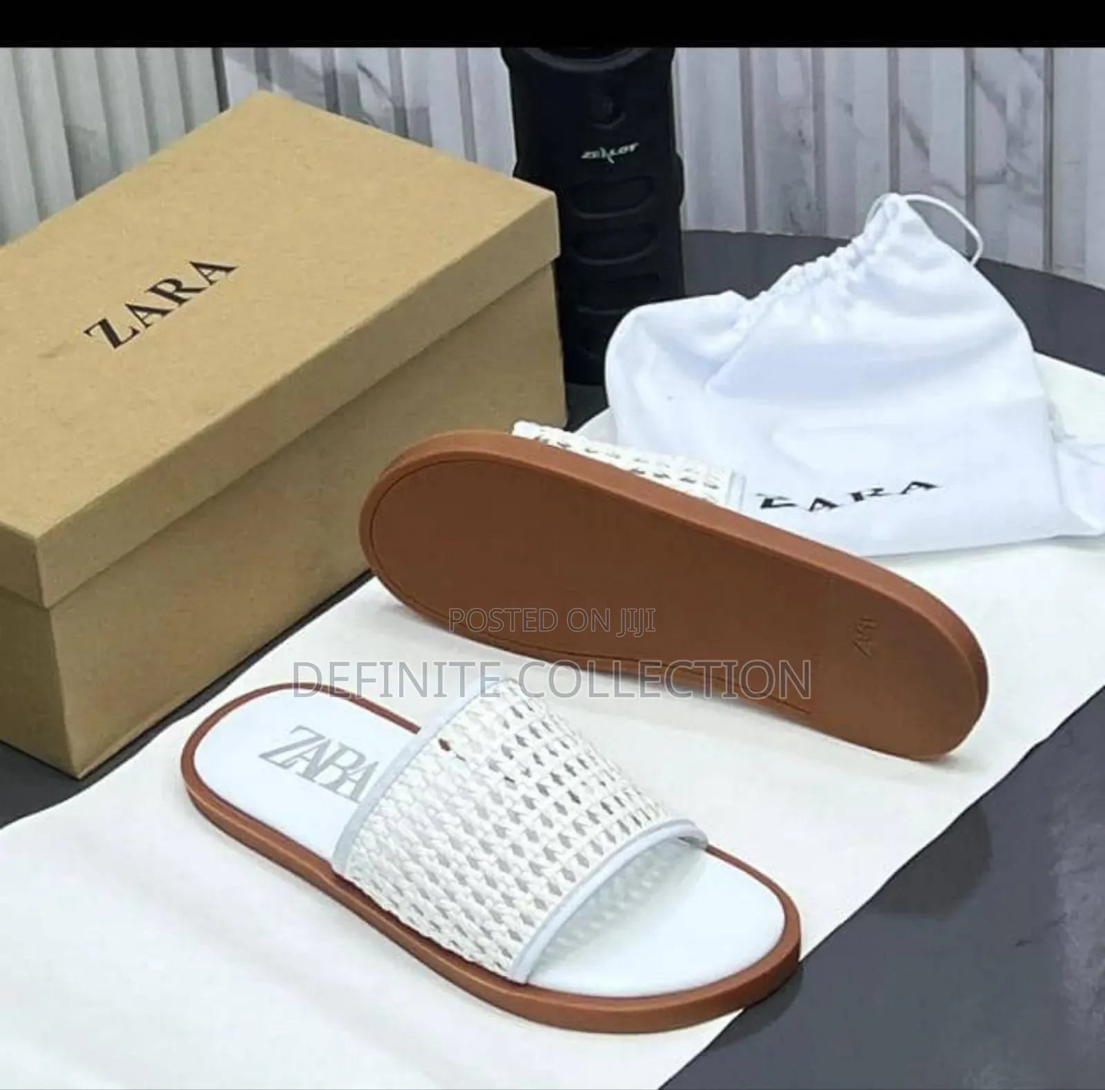 Luxury Netted Leather Slippers