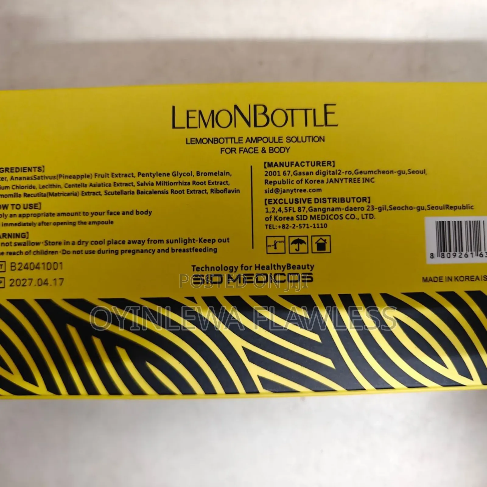 Lemon Bottle Potent Fat Dissolving Ampoule Solution