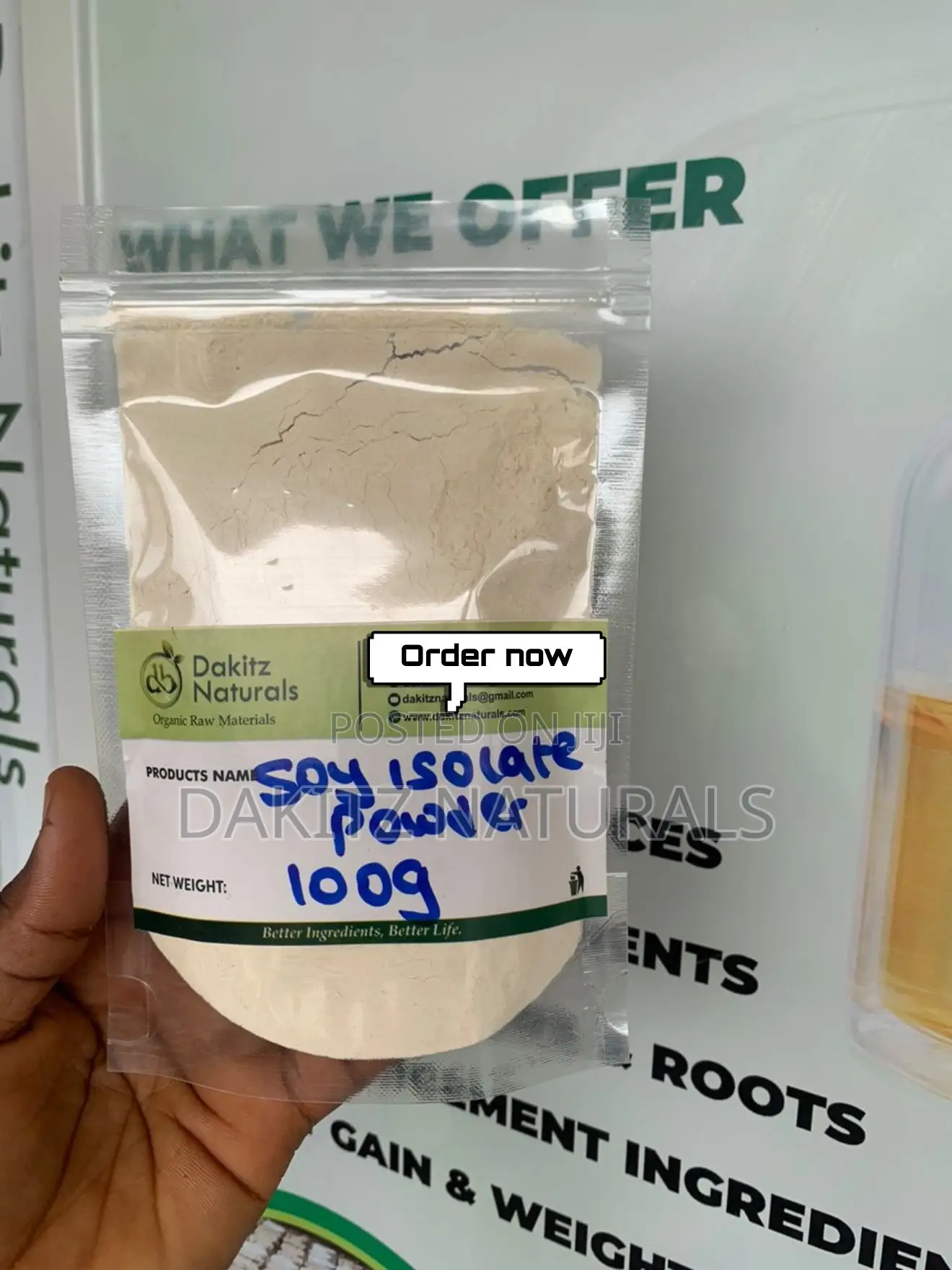 Soy Protein Isolate Powder 100g