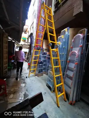 4x6 Aluminun Yellow Ladder(24 Steps)