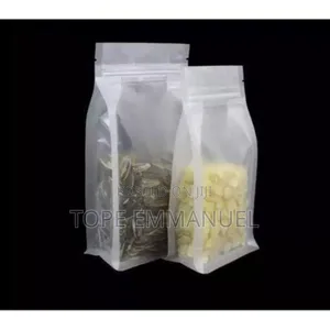 30*40 Transparent Resealable Standup Pouch Ziplock- 50pcs