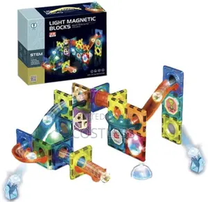 Creative Magnetic Castle Light Series" Diy Building Blocks Set