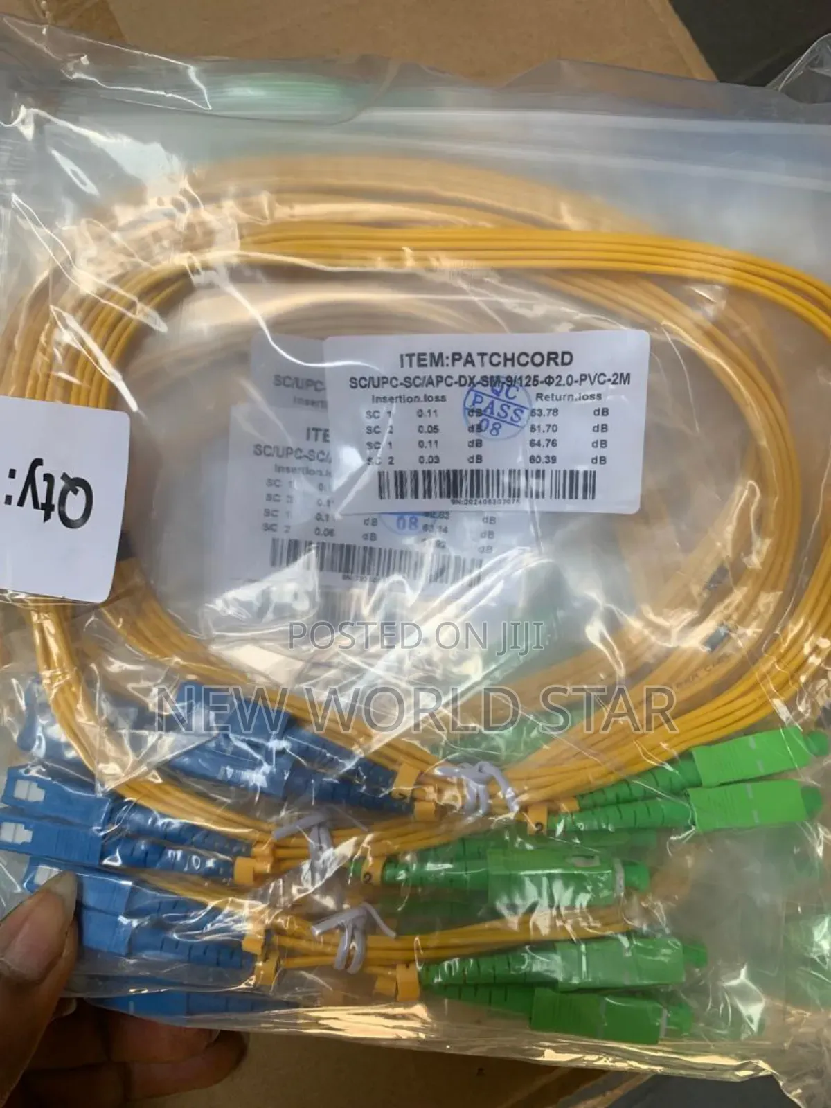 Sc / Upc Sc / Apc Fiber Patch Cord
