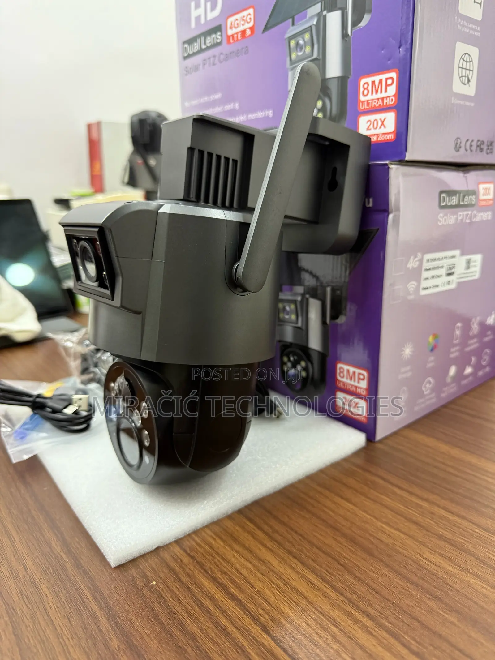 Ubox 20x 8mp Solar CCTV Camera