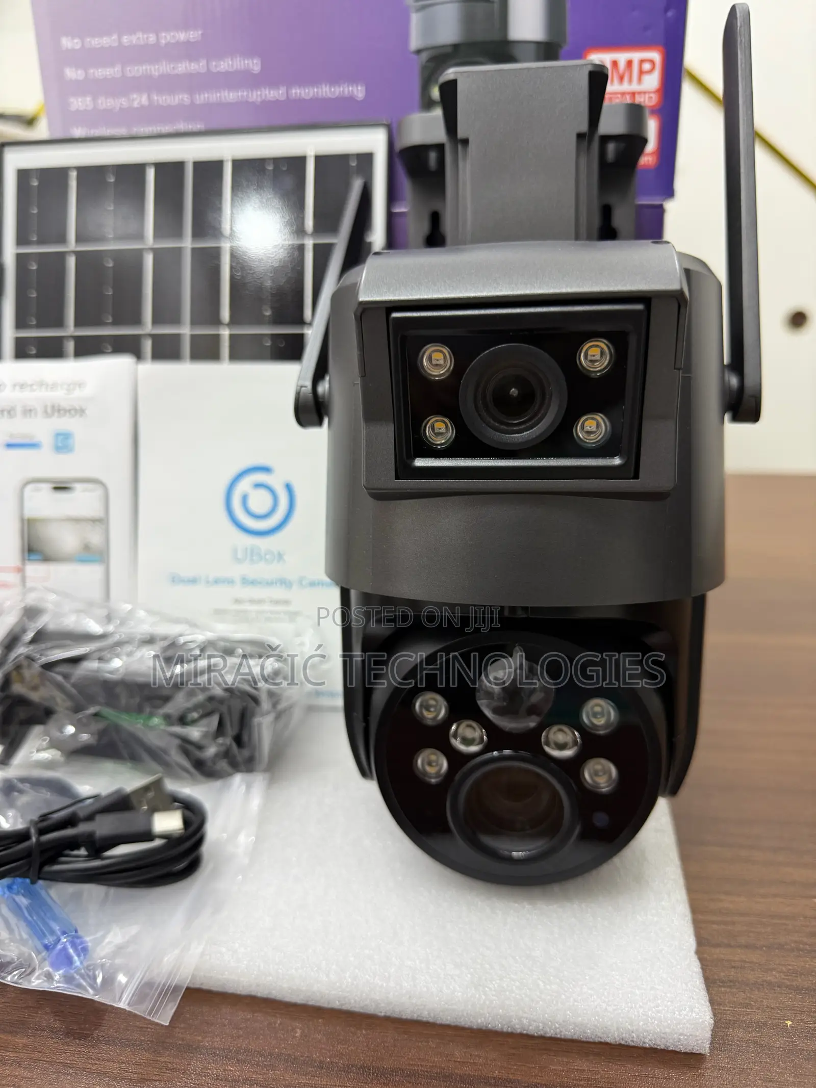 Ubox 20x 8mp Solar CCTV Camera