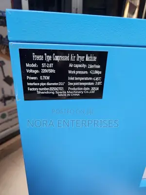 Freeze Type Compressed Air Dryer Machine Inlet/Outlet 1”